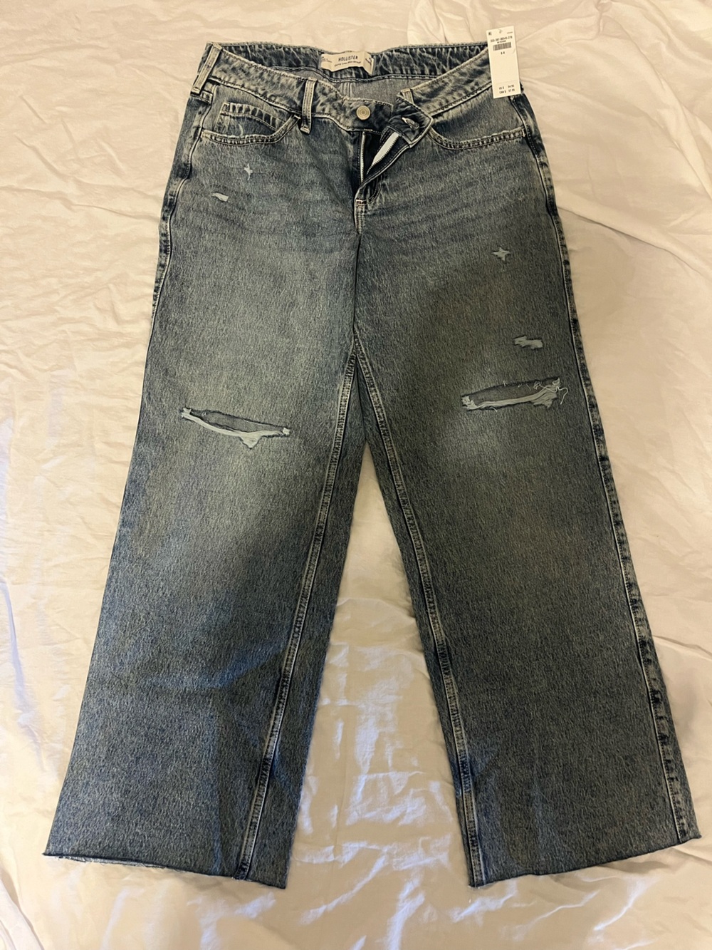 Hollister Curvy Low Rise Baggy Jeans New With Tags